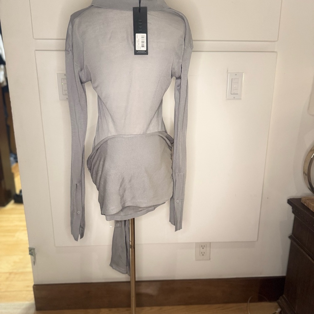 Lioness SOHO Mini Dress in Gray – Size S (NWT) - Picture 3 of 3